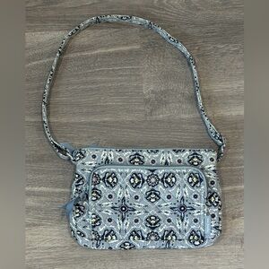 Vera Bradley RFID Little Hipster Crossbody - Plaza Tile Geometric Blue